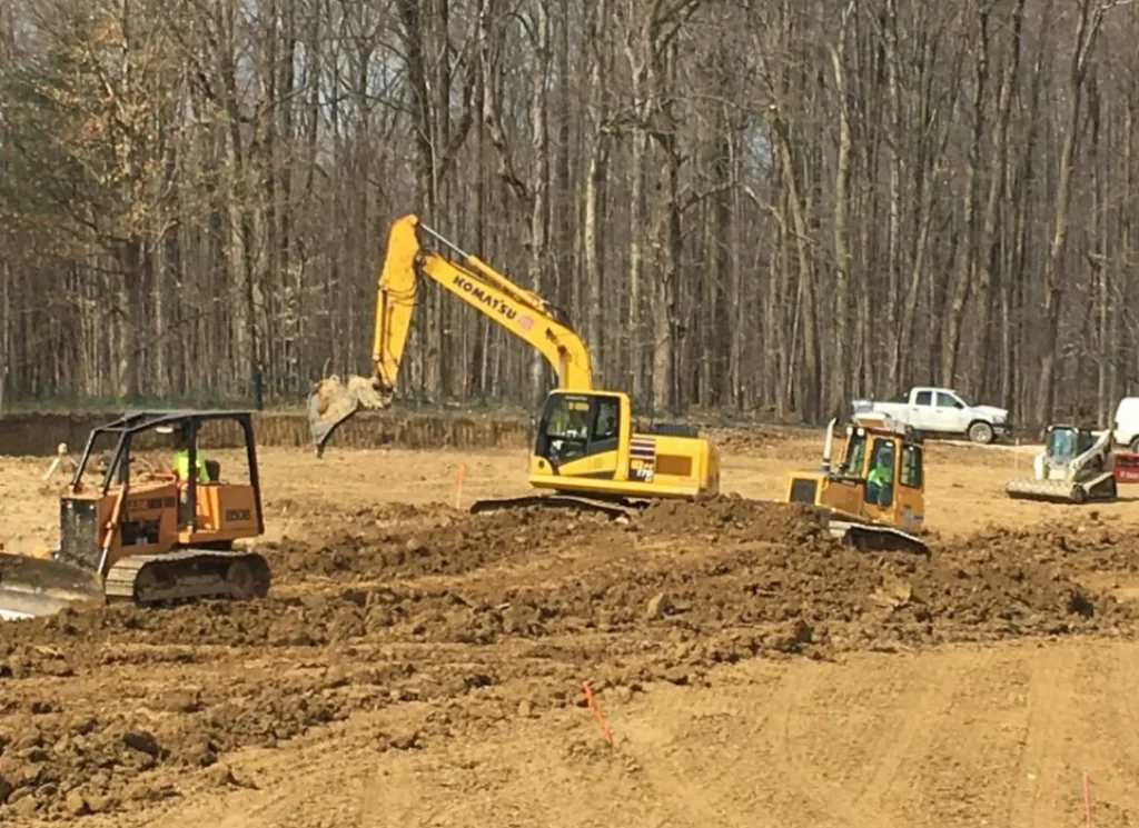 Site cleared for building